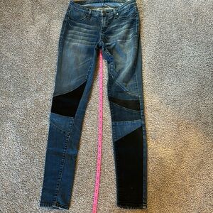 Blank NYC Blue and Black Women Jeans
